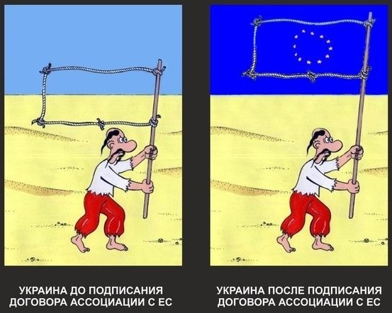 Кто смешнее хохла? Только хохол, вступающий в Евросоюз..Цена ассоциации с ЕС для авиастроения Окраины.