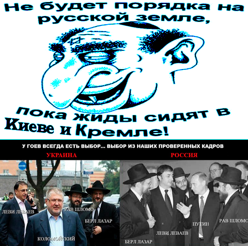 Цинично… зато кошерненько: в то время, когда между двумя государствами, по-сути, идёт кровопролитная война и тысячами гибнут славяне; два верховных главнокомандующих жида, Путин и Порошенко шутят, смеются и обсуждают партнёрские планы.
