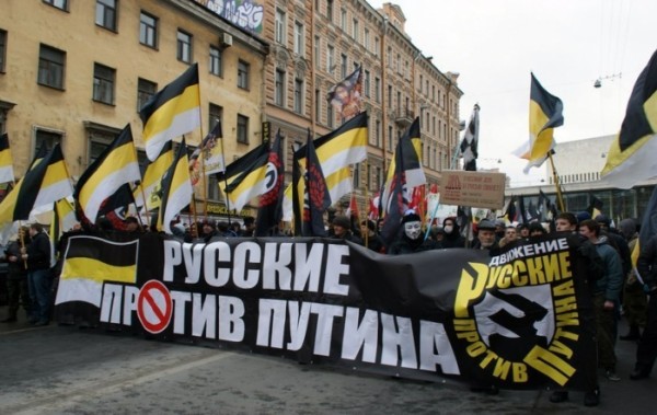 Националисты, боевой авангард Русского Народа, выступают против чекистов и против либерастов, т.к. и те и другие ведут нас в одну пропасть > ЖИДоглобалИЗМ, – где нациям, кроме антифашистской, – НЕТ МЕСТА.