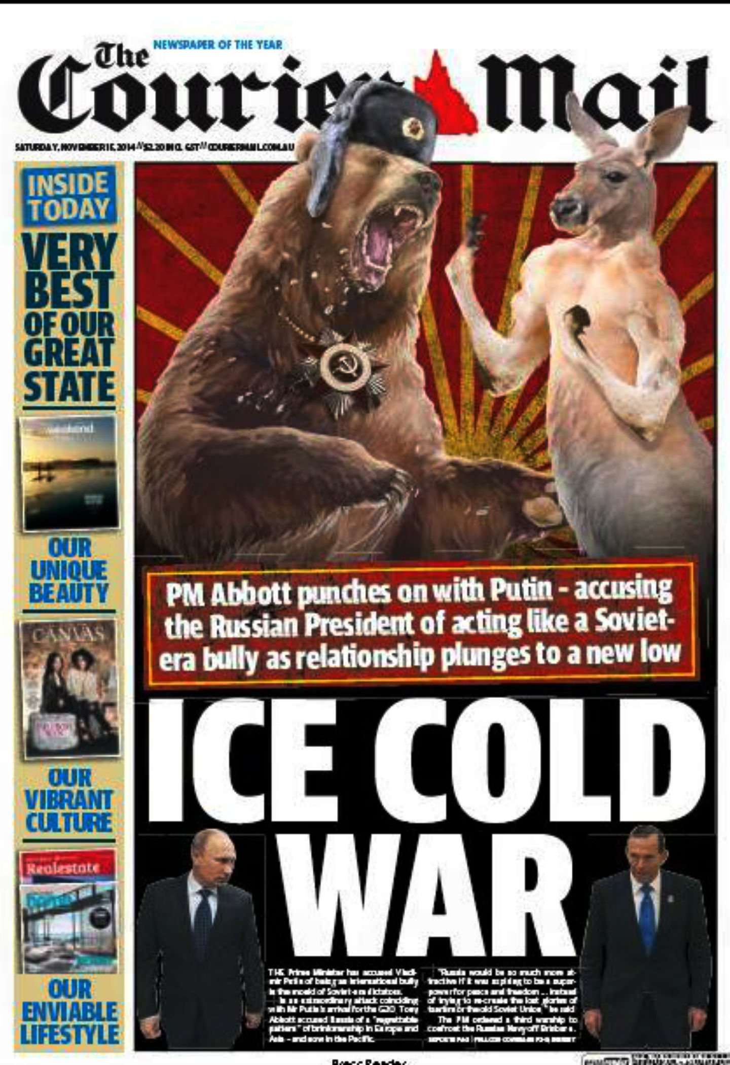 Чем сильнее муха-путин бьётся в финансово-экономической паутине – тем сильнее он запутывается.И от этого уже хохочут даже австралийские кенгуру.