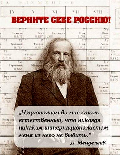 “В момент выхода в свет книги Менделеева в 1906 году, население России достигало приблизительно 147 миллионов жителей, больше, чем сегодня в РФ”.