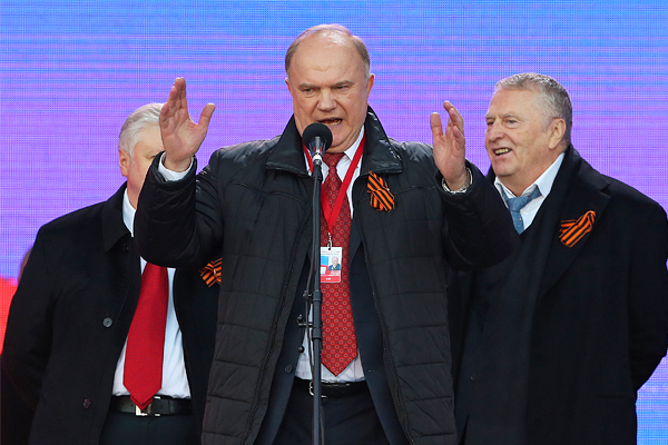 «Геннадий Зюганов как зеркало политической проституции. Двурушничество, фарисейство и прислуживание власти – вот главная «парадигма поведения» г-на Зюганова».