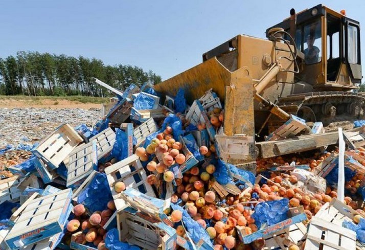 В РФ установлен очередной рекорд: уничтожено 9000 тонн еды.. Мы опять впереди планеты всей?