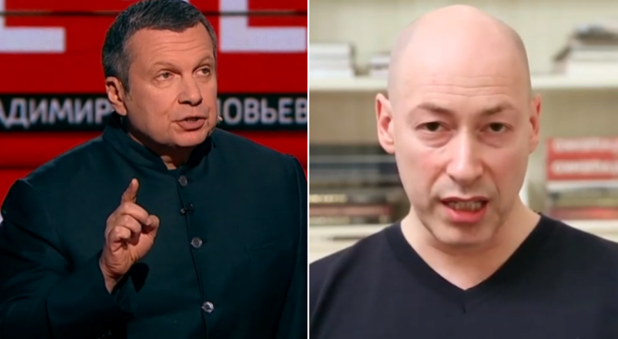 Эрэфийская хуцпа наехала на хуцпу украинскую.. Так забавно наблюдать, как два жида Шапиро и Гондон поливают друг друга дерьмом.. Вот такое у нас тель-авидение, на Усраине и в эРэФии.