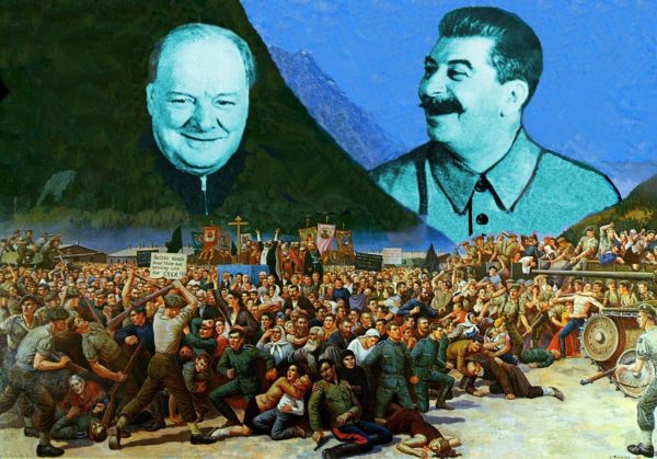 1.6.1945г. – Произошла выдача в австрийском Лиенце Черчиллем, английским союзником Сталина, казаков и эмигрантов-белогвардейцев на расправу «доблестному» СМЕРШу.. Попытка создать «Русскую Третью силу без нацистов и жидокоммунистов» в 1941-45г. закончилась трагически.