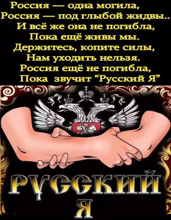 Господа жиды, верните Россию русским – и помиримся: ответ на предложения жида министра Мединского.